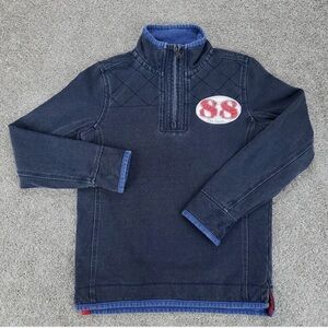 Fat Face Airlie Quarter Zip Blue England 88